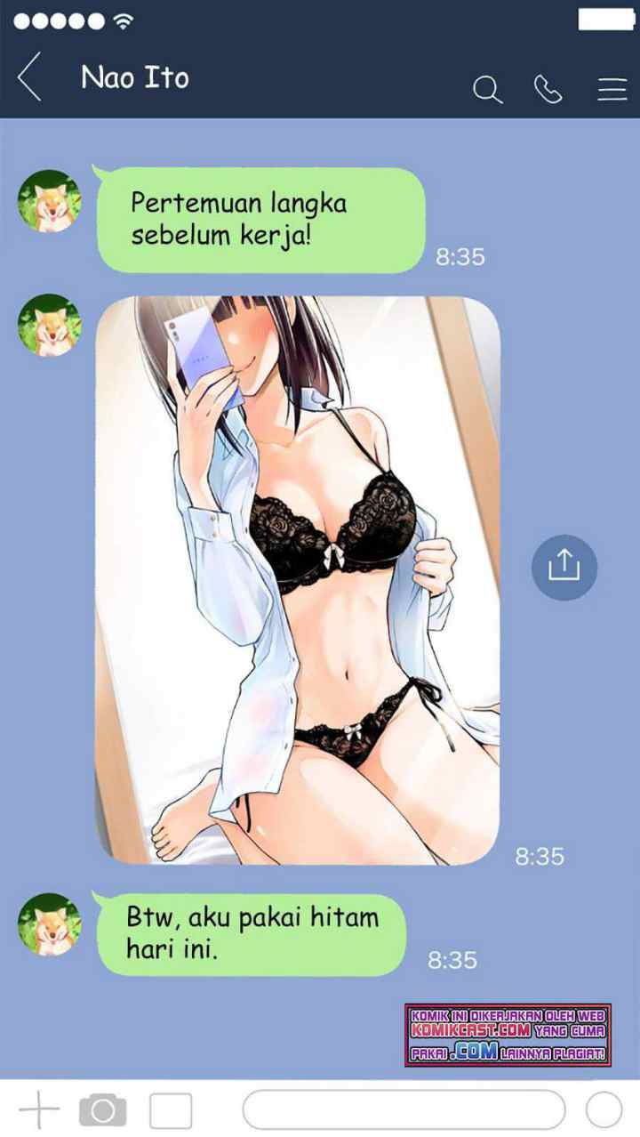 The Kouhai Who Reports the Color of Her Underwear to Me Every Morning for Some Reason chapter 19 halaman 4
