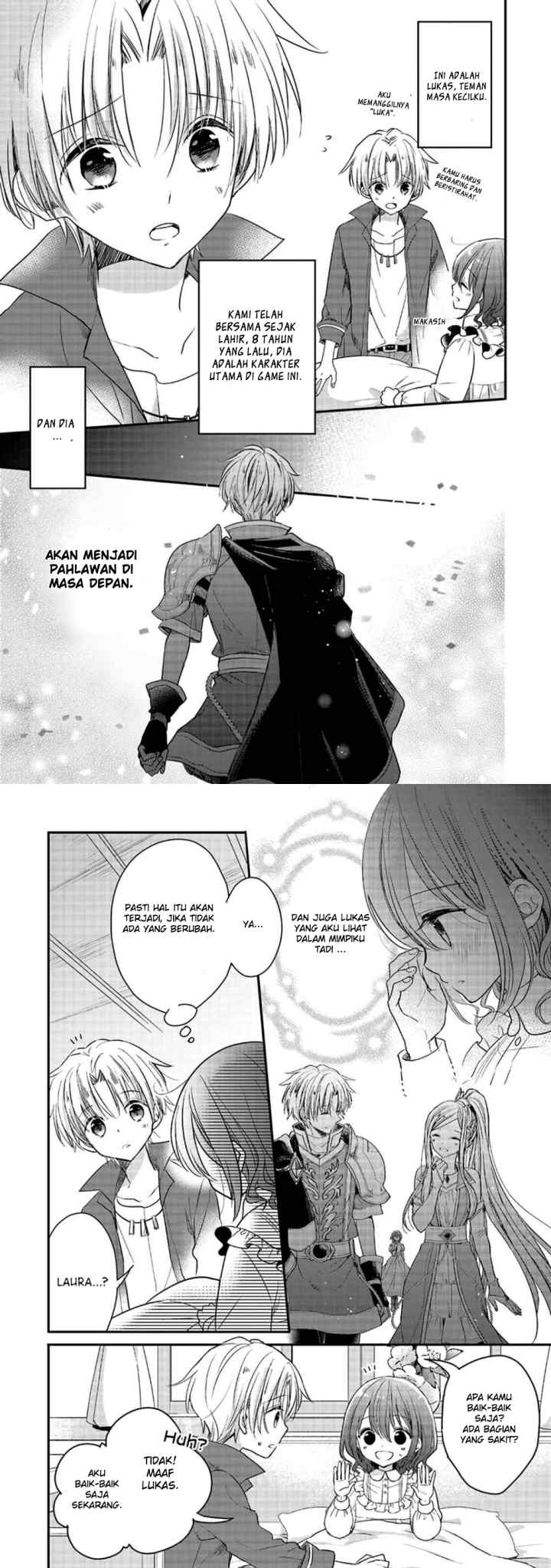 Yuusha-sama no Osananajimi to iu Shokugyou no Make Heroine ni Tensei shita no de, Chougoushi ni Job Change shimasu chapter 1 halaman 12