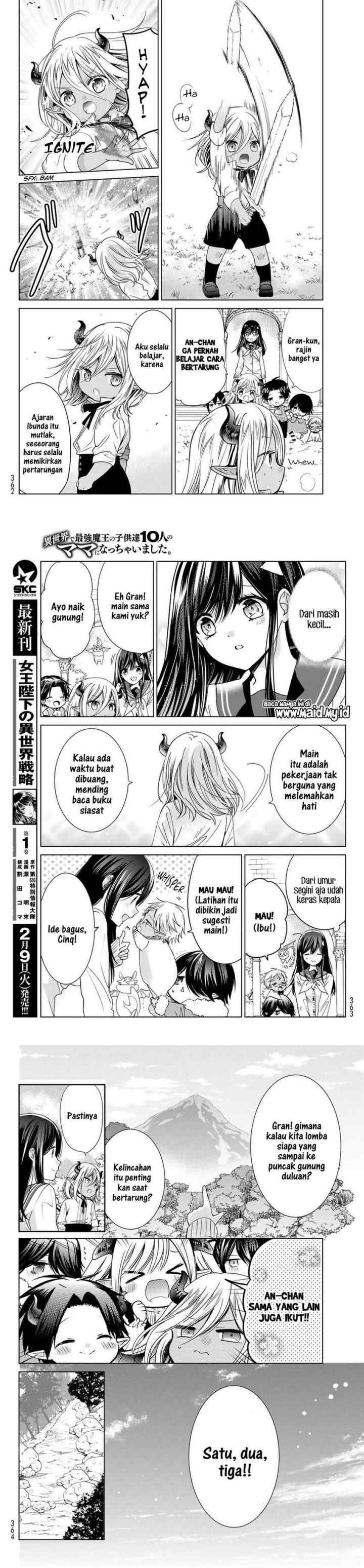 Isekai de Saikyo Mao no Kodomotachi no Mama ni Natchaimashita chapter 17 halaman 8
