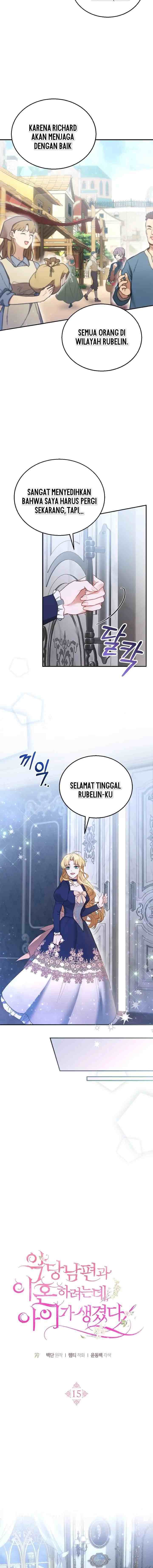 I Am Trying To Divorce My Villain Husband, But We Have A Child chapter 15 halaman 6