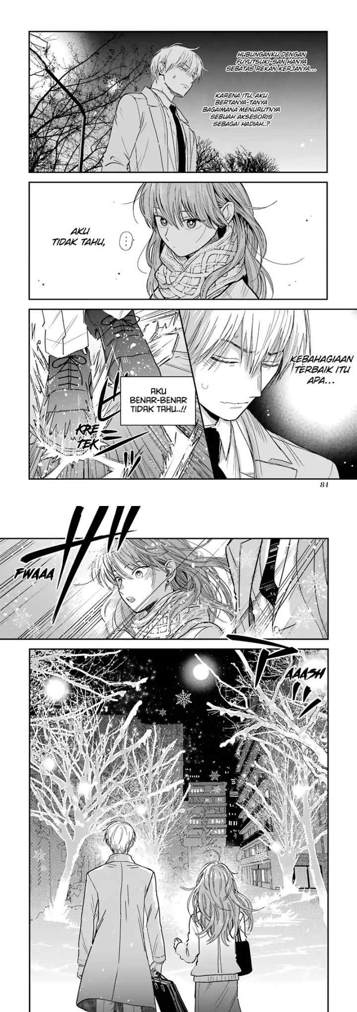 Koori Zokusei Danshi to Cool na Douryo Joshi chapter 13.5 halaman 8