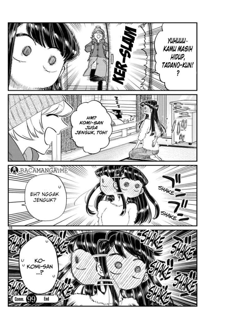 Komi-san wa Komyushou Desu chapter 99 halaman 18