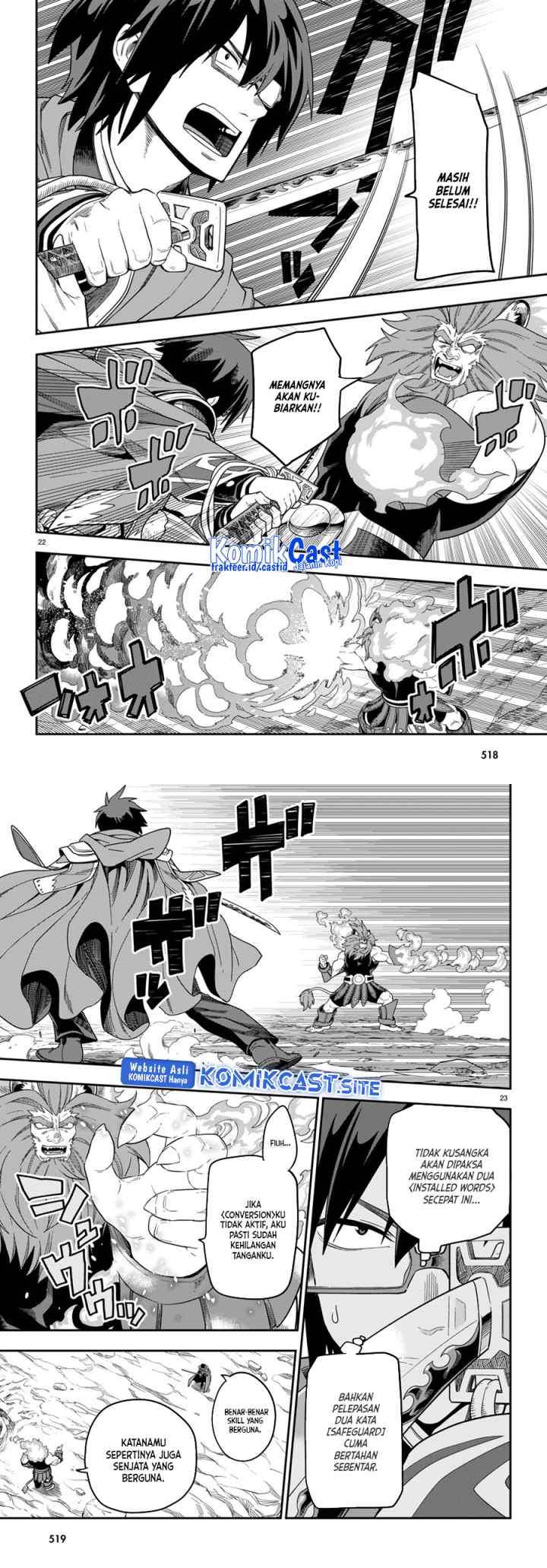 Konjiki no Moji Tsukai: Yuusha Yonin ni Makikomareta Unique Cheat chapter 91 halaman 12