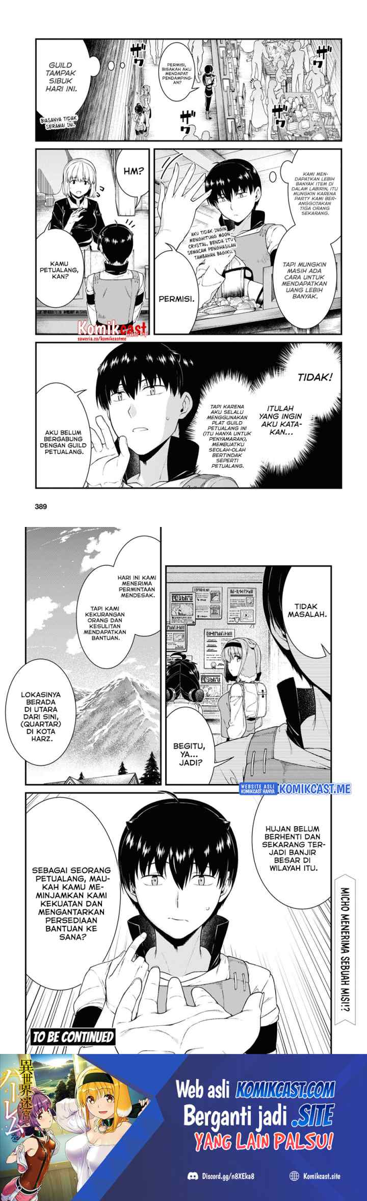 Isekai Meikyuu de Harem wo chapter 61 halaman 10