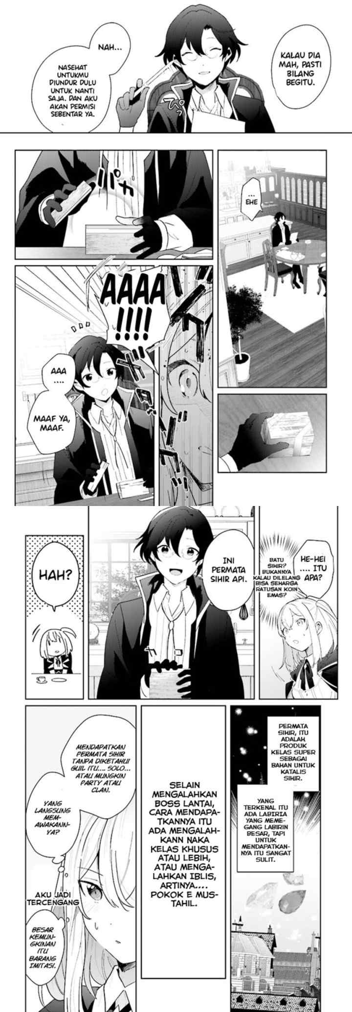 Henkyou Toshi no Ikuseisha Hajimari no Kaminari Hime chapter 2.1 halaman 7