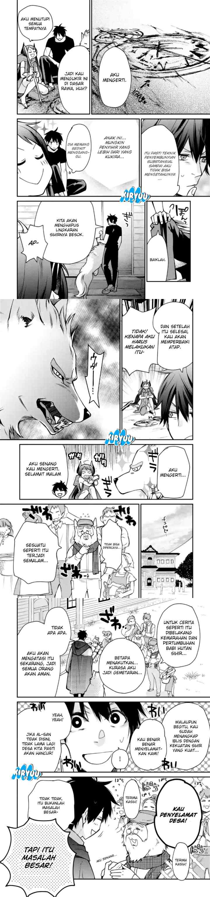 Saikyou no Madoshi. Hisa ni Ya wo Ukete Shimatta no de Inaka no Eihei ni Naru chapter 4 halaman 9