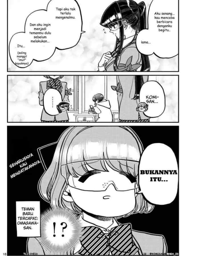 Komi-san wa Komyushou Desu chapter 333.1 halaman 18