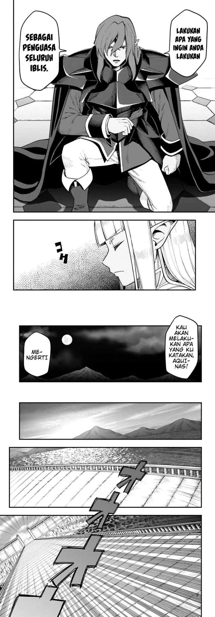 Konjiki no Moji Tsukai: Yuusha Yonin ni Makikomareta Unique Cheat chapter 33 halaman 11