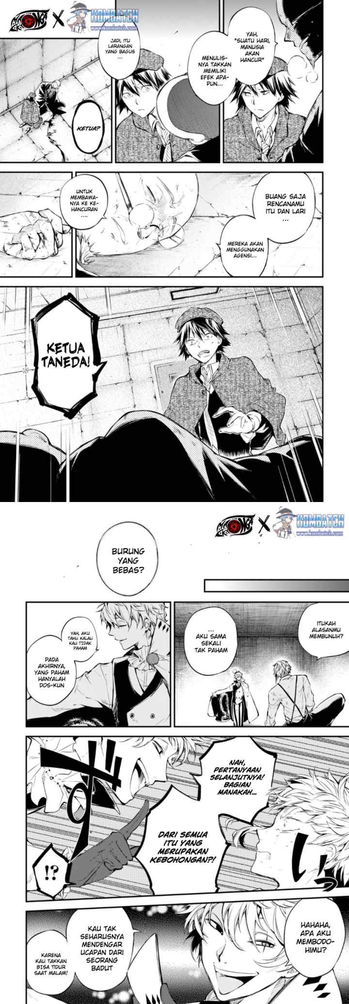 Bungou Stray Dogs chapter 58 halaman 12