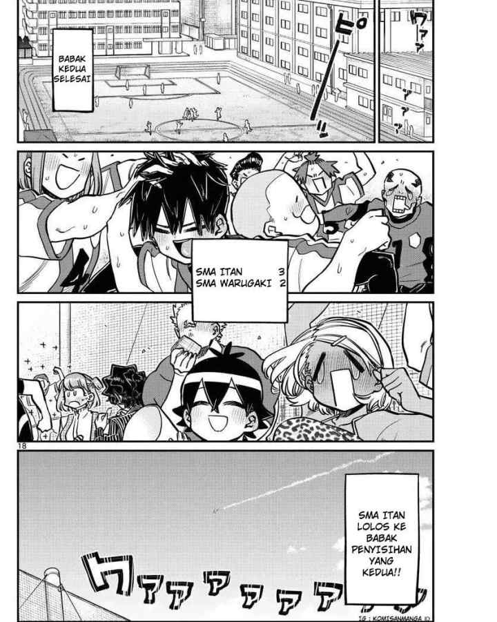 Komi-san wa Komyushou Desu chapter 350 halaman 18