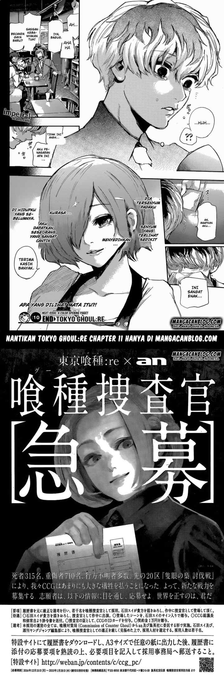 Tokyo Ghoul re chapter 10 halaman 10