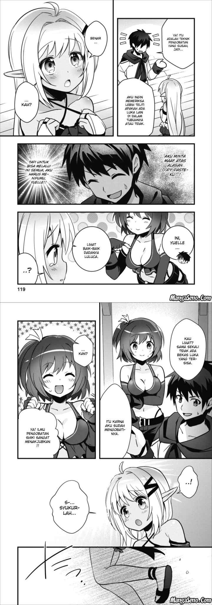 Isekai no Meikyuu Toshi de Chiyu Mahoutsukai Yattemasu chapter 4 halaman 13