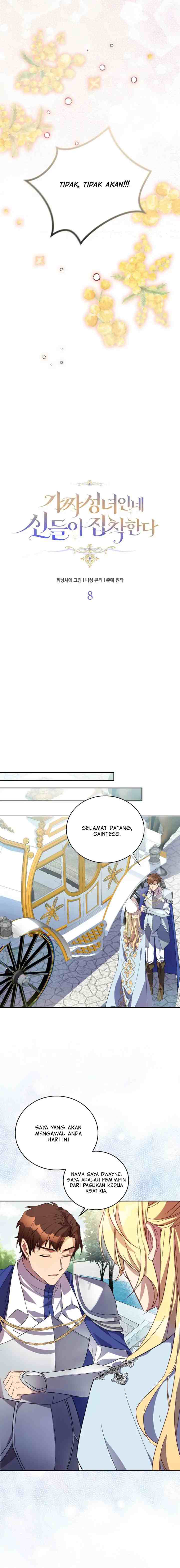 I'm a Fake Saintess but the Gods Are Obsessed chapter 8 halaman 6