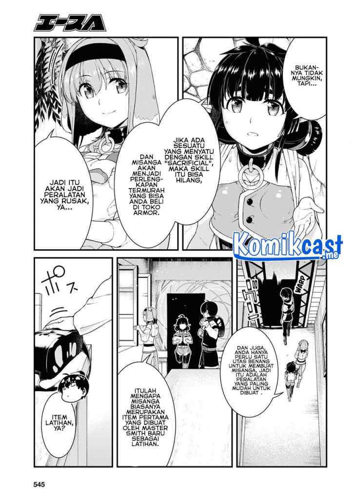 Isekai Meikyuu de Harem wo chapter 58 halaman 8