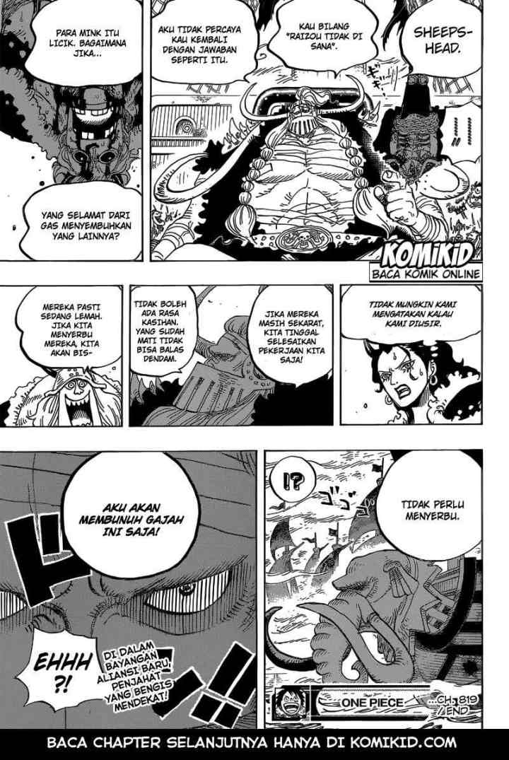 One Piece chapter 819 halaman 11