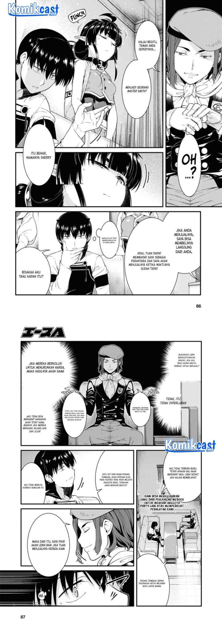 Isekai Meikyuu de Harem wo chapter 57 halaman 6