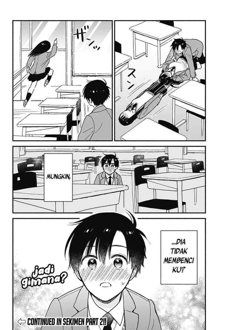 Sekimen Shinaide Sekime-san (Serialization) chapter 1 halaman 18