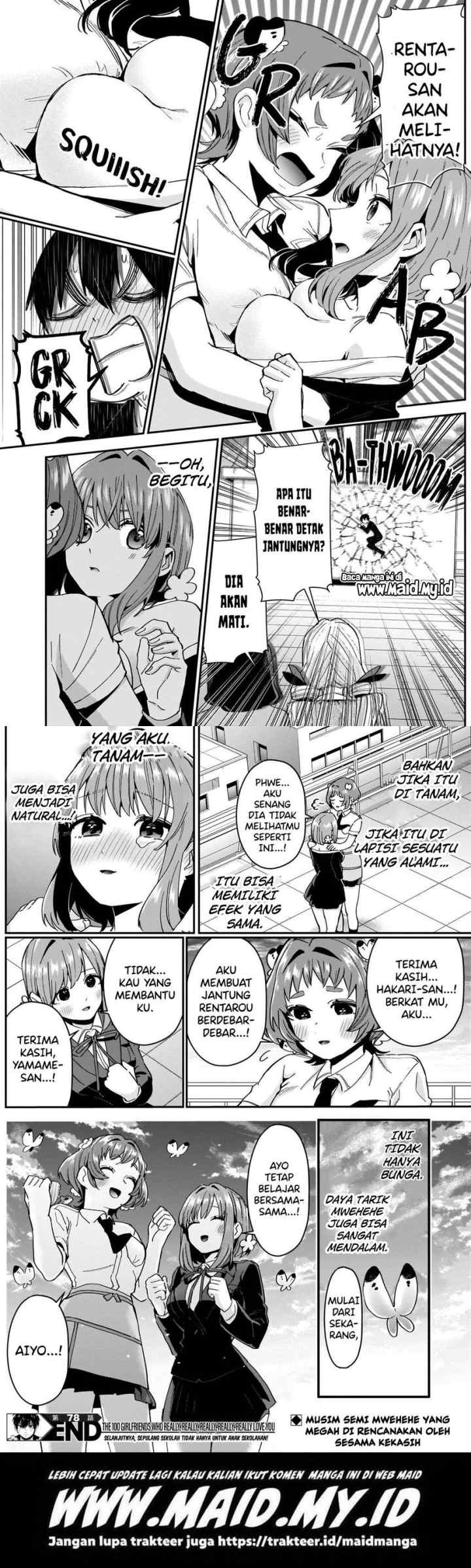 Kimi no Koto ga Dai Dai Dai Dai Daisuki na 100-ri no Kanojo chapter 78 halaman 11