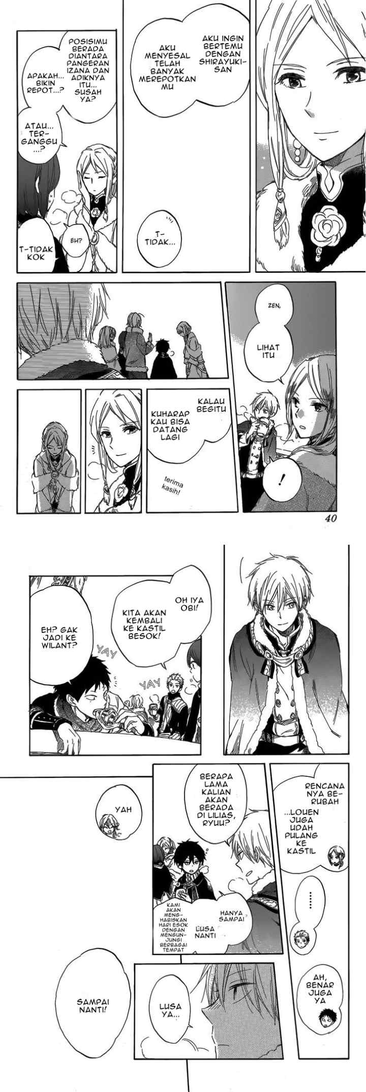 Akagami no Shirayukihime chapter 40 halaman 12