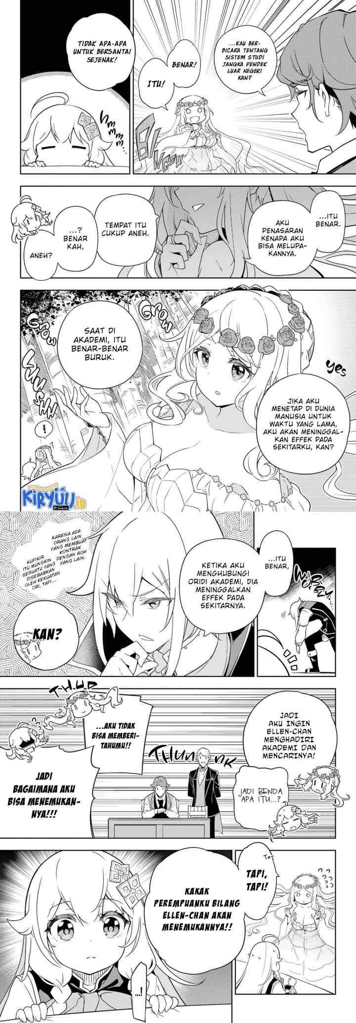 Chichi wa Eiyuu Haha wa Seirei Musume no Watashi wa Tenseisha chapter 40 halaman 8