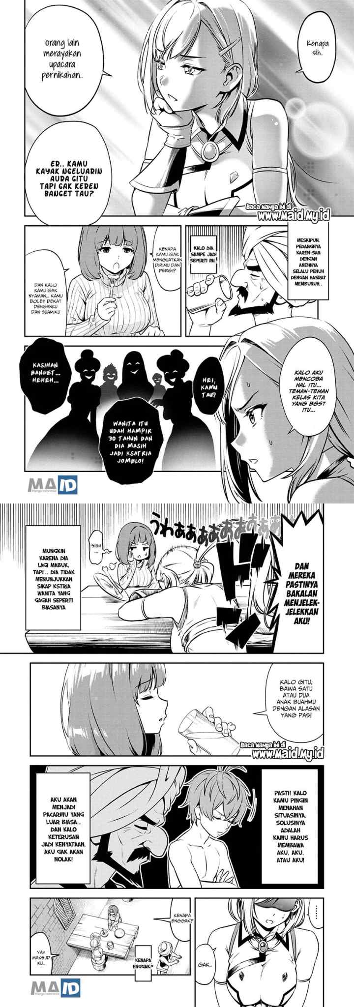 Toshiue Elite Onna Kishi Ga Boku No Mae De Dake Kawaii chapter 1.2 halaman 8