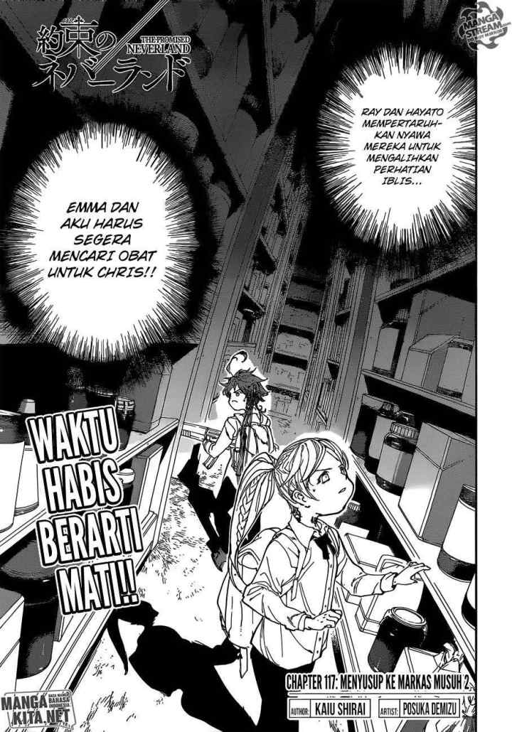 Yakusoku no Neverland chapter 117 halaman 4