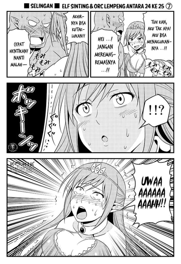 Hentai Elf to Majime Orc chapter 3.5 halaman 9