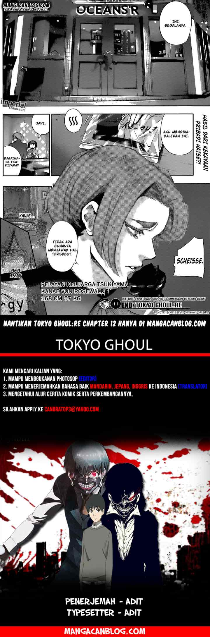Tokyo Ghoul re chapter 11 halaman 11