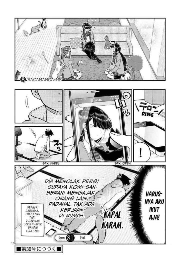 Komi-san wa Komyushou Desu chapter 81 halaman 19