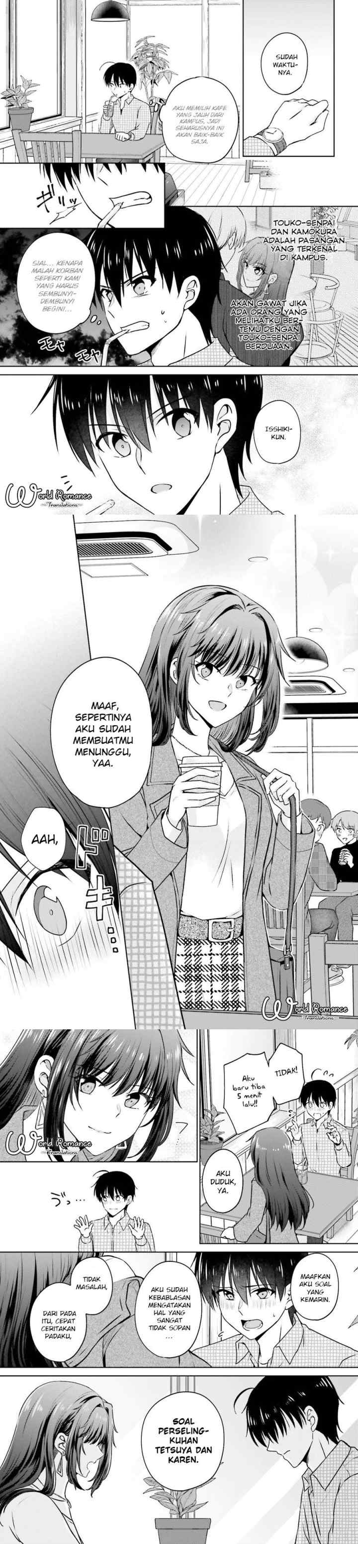 Kanojo ga Senpai ni NTR-reta node, Senpai no Kanojo wo NTR-masu chapter 1 halaman 9