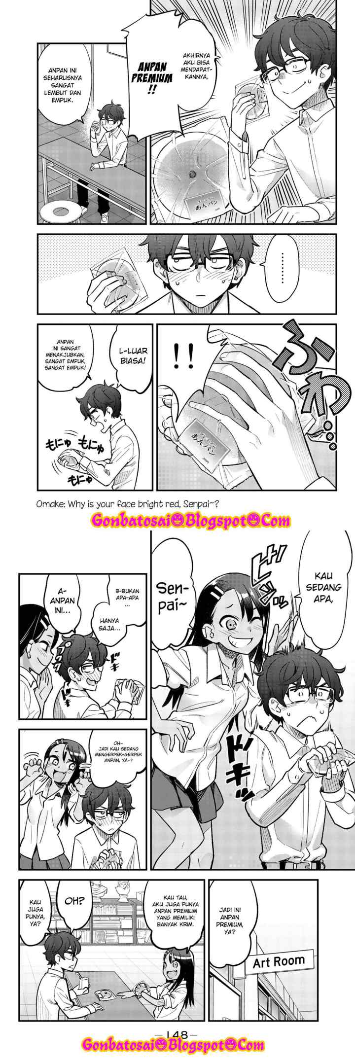 Ijiranaide, Nagatoro-san chapter 38.5 halaman 8
