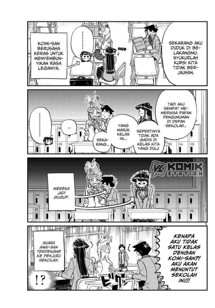 Komi-san wa Komyushou Desu chapter 130 halaman 6