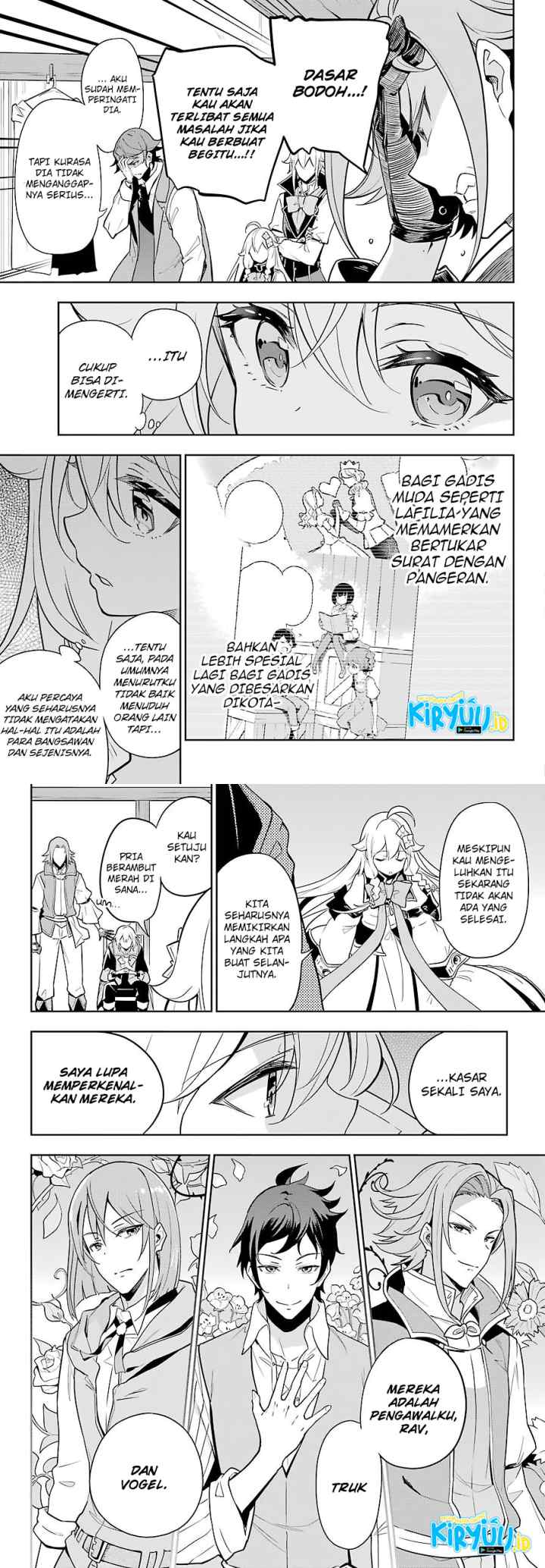Chichi wa Eiyuu Haha wa Seirei Musume no Watashi wa Tenseisha chapter 29 halaman 4