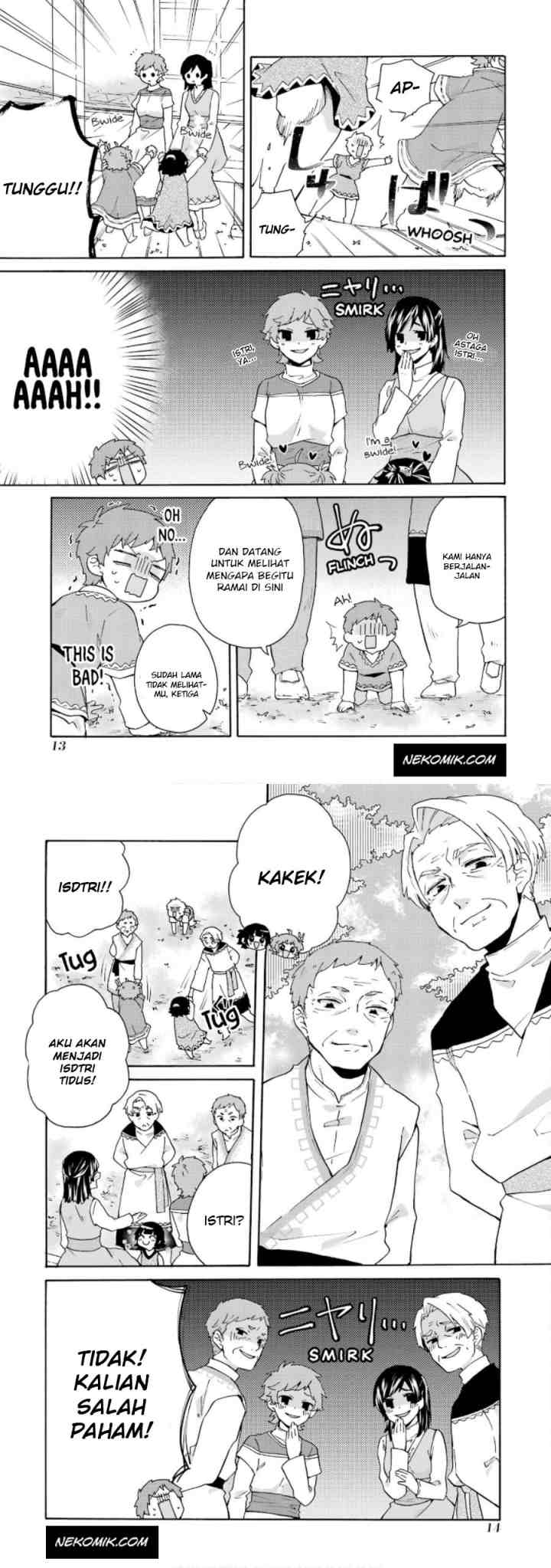 Tada Shiawasena Isekai Kazoku Seikatsu chapter 14 halaman 8