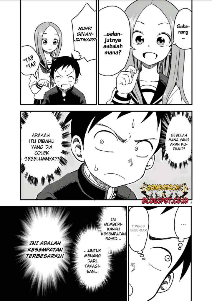 Karakai Jouzu no (Moto) Takagi-san chapter 18 halaman 4