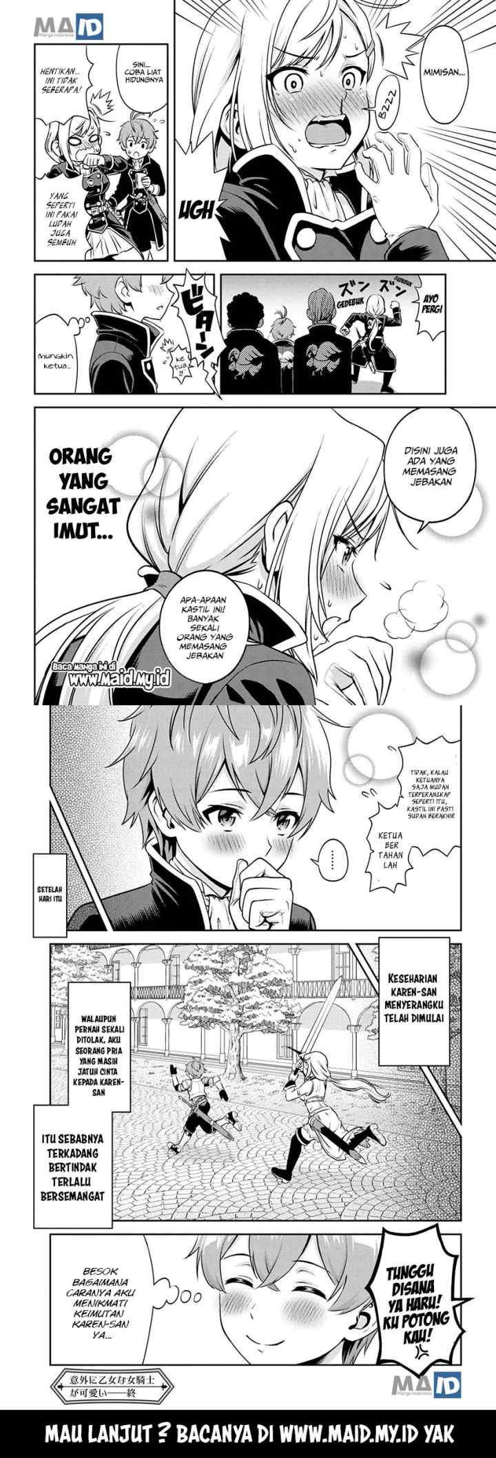 Toshiue Elite Onna Kishi Ga Boku No Mae De Dake Kawaii chapter 1.1 halaman 11