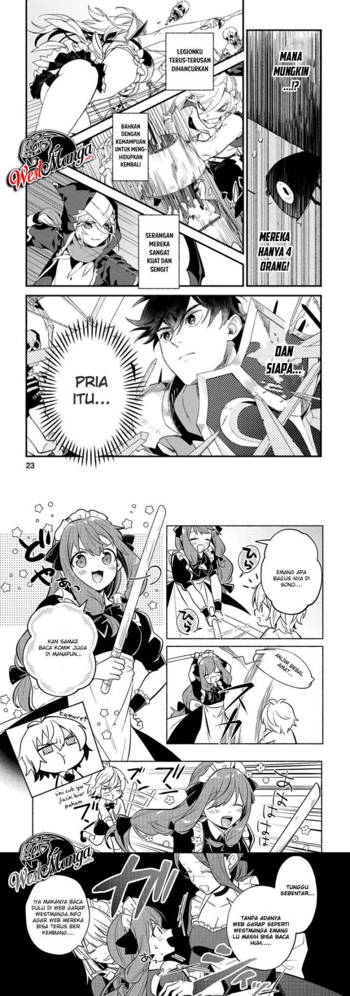 Sono Monban, Saikyou Nitsuki: Tsuihou Sareta Bougyo Ryoku 9999 no Senshi, Outo no Monban Toshite Musou Suru chapter 6 halaman 12