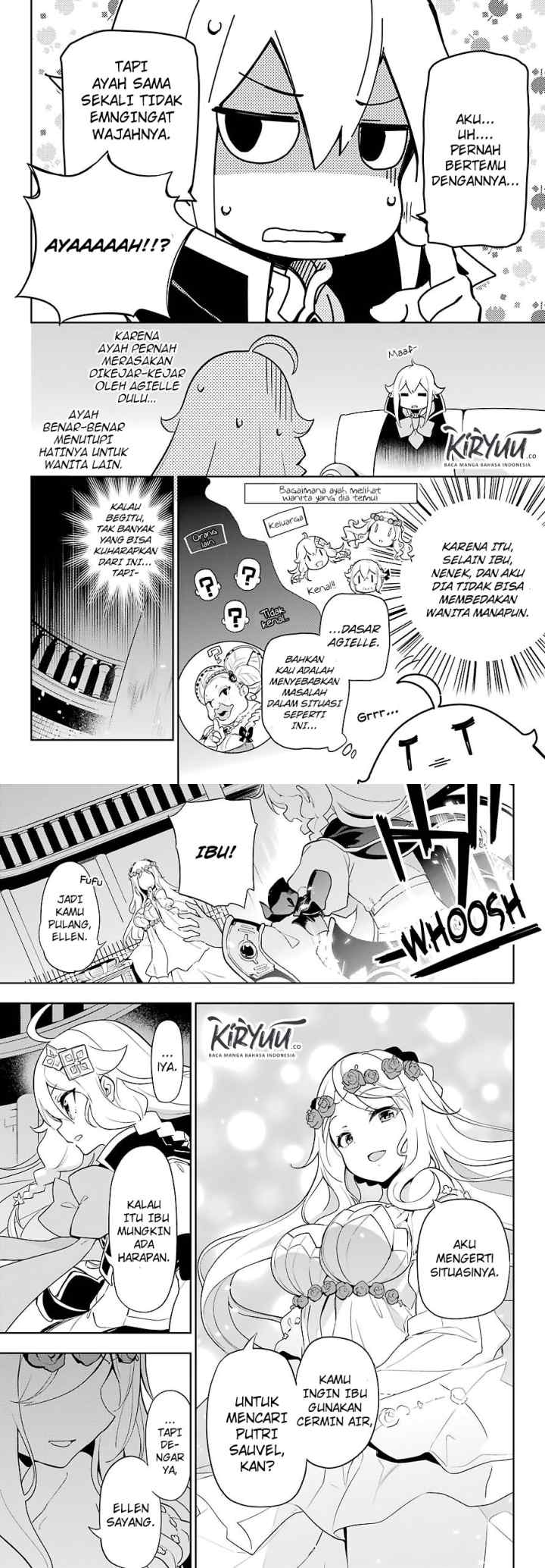 Chichi wa Eiyuu Haha wa Seirei Musume no Watashi wa Tenseisha chapter 28 halaman 5