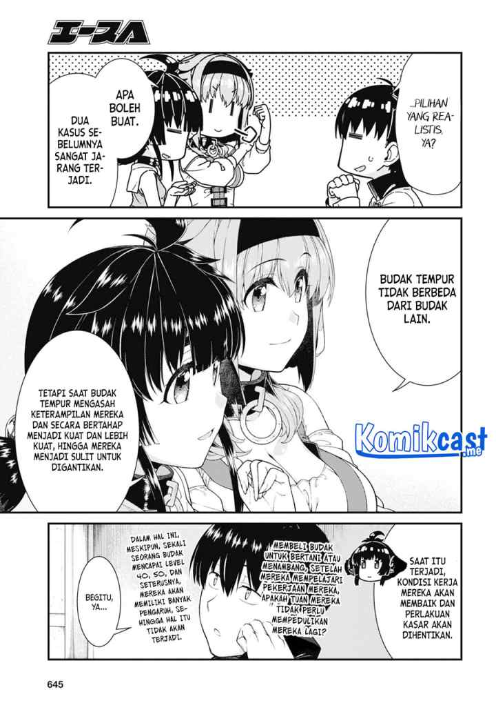 Isekai Meikyuu de Harem wo chapter 60 halaman 6