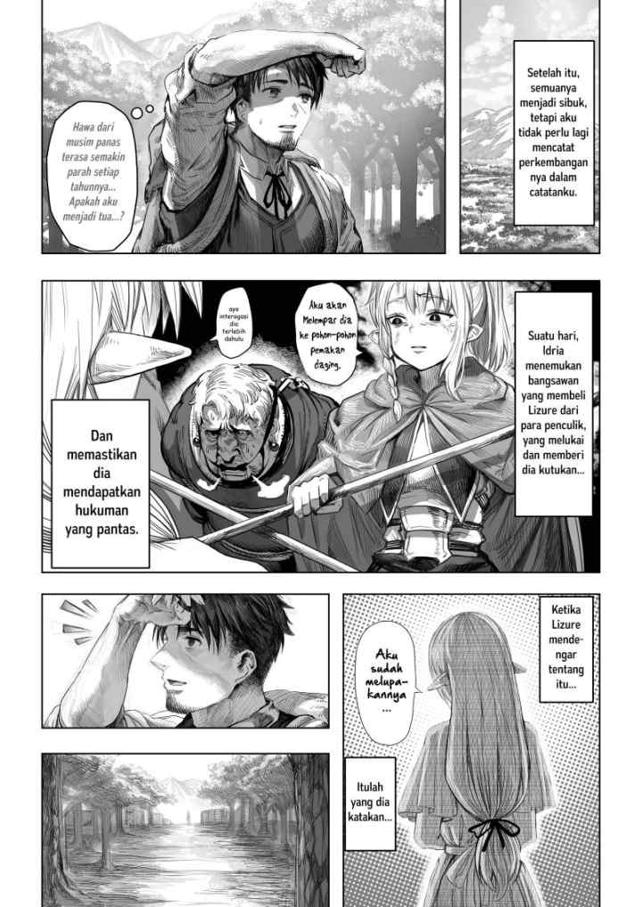 Boroboro no Elf-san o shiawaseni suru kusuri uri-san chapter 64 halaman 14
