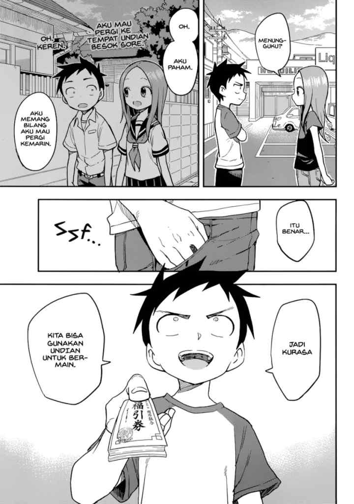 Karakai Jouzu no Takagi-san chapter 154 halaman 4