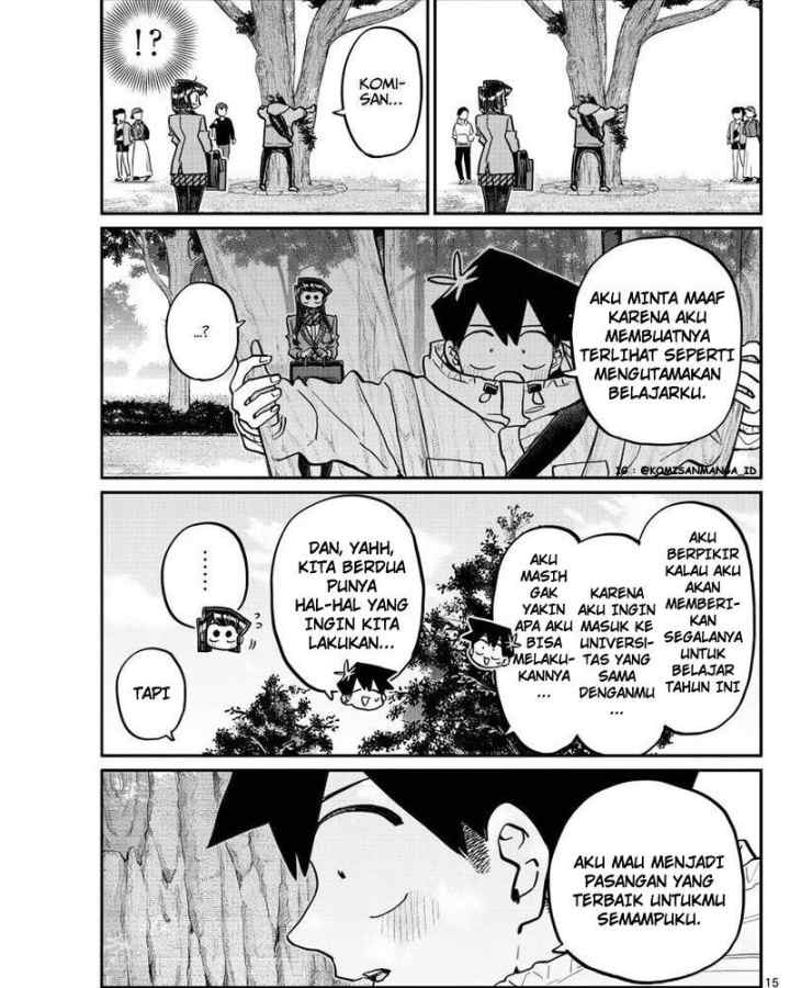 Komi-san wa Komyushou Desu chapter 348 halaman 15