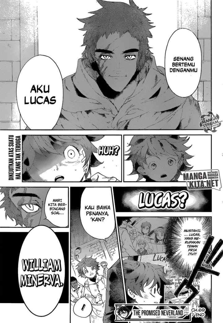 Yakusoku no Neverland chapter 69 halaman 18