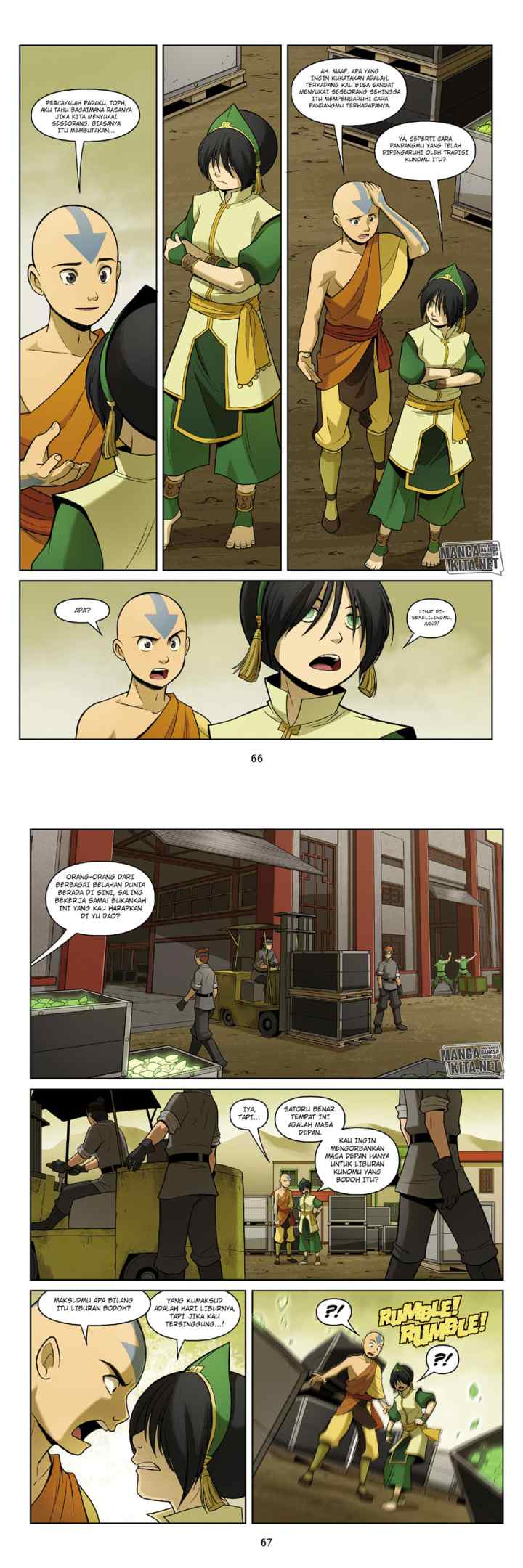Avatar: The Last Airbender - The Rift chapter 1.3 halaman 10