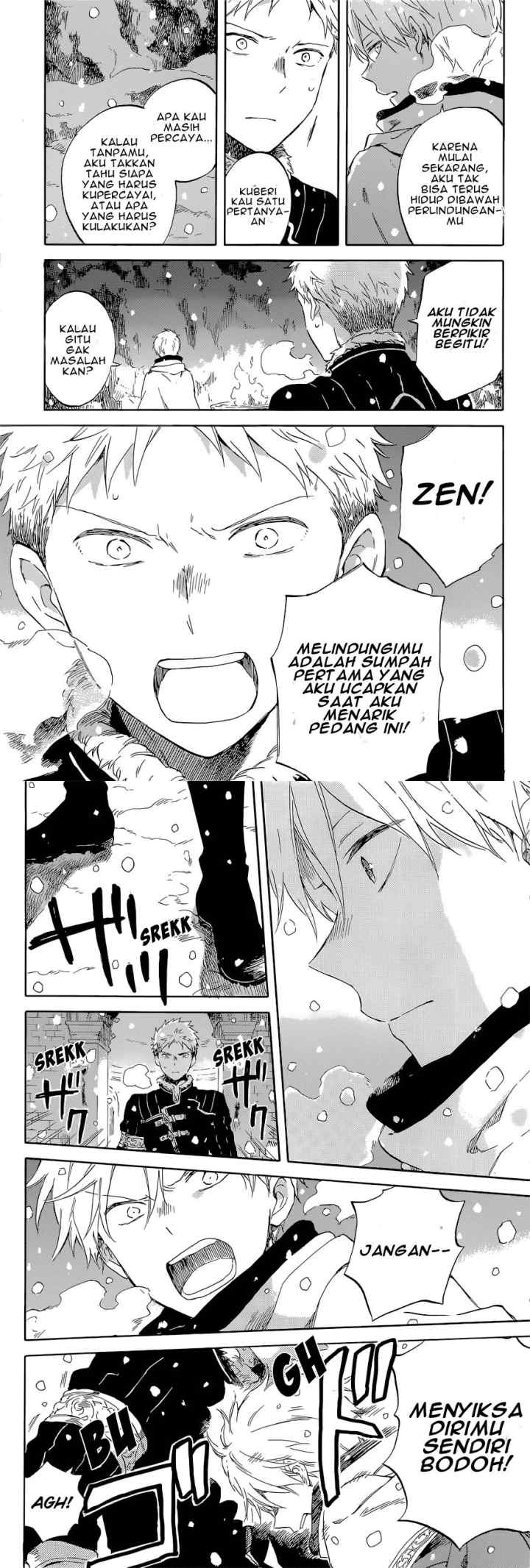 Akagami no Shirayukihime chapter 98 halaman 4