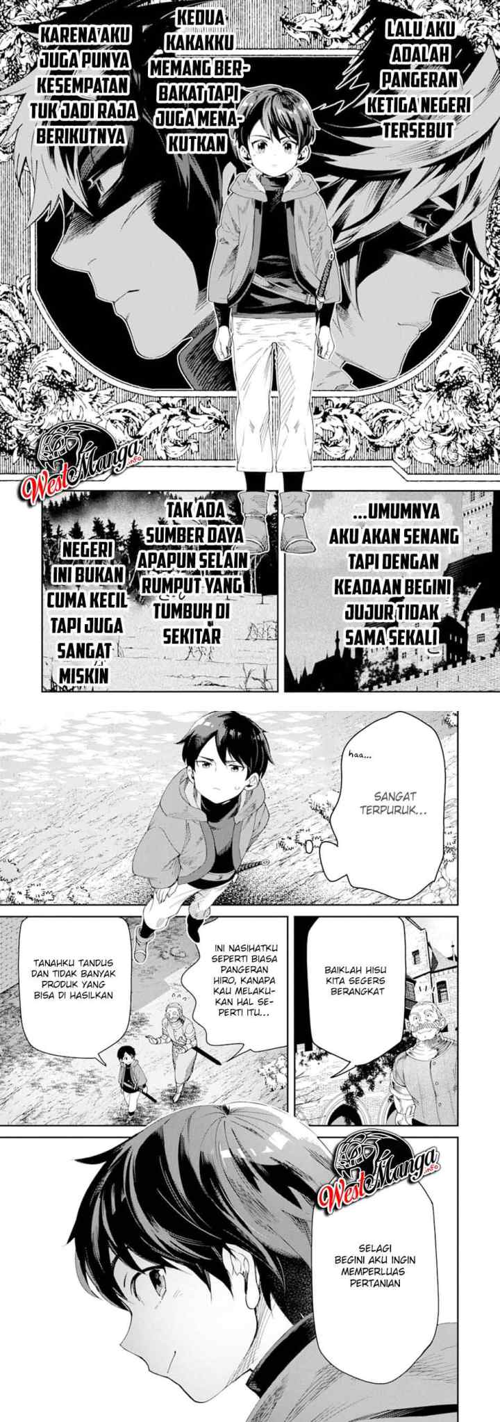 Tensei Ouji wa Renkinjutsushi to Nari Koukoku suru chapter 1.1 halaman 6