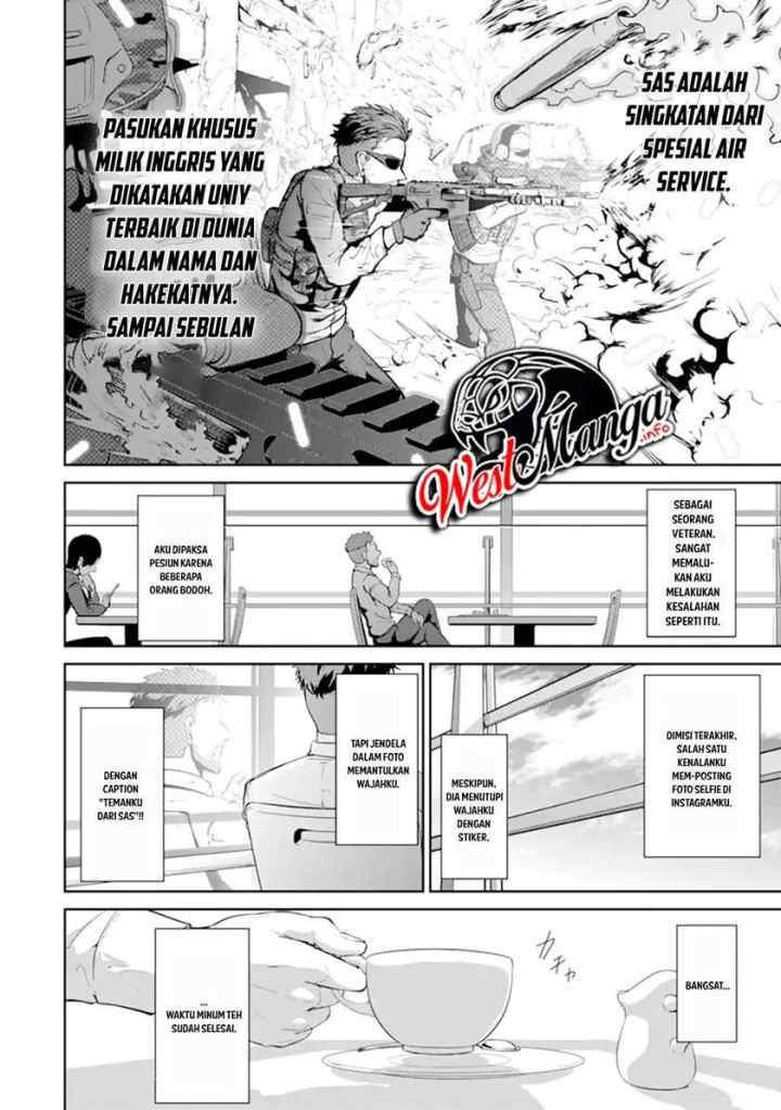 Meikyuu Kingdom: Damu Tokushu Butai SAS no Ossan no Isekai Dungeon Survival Manual! chapter 1 halaman 7