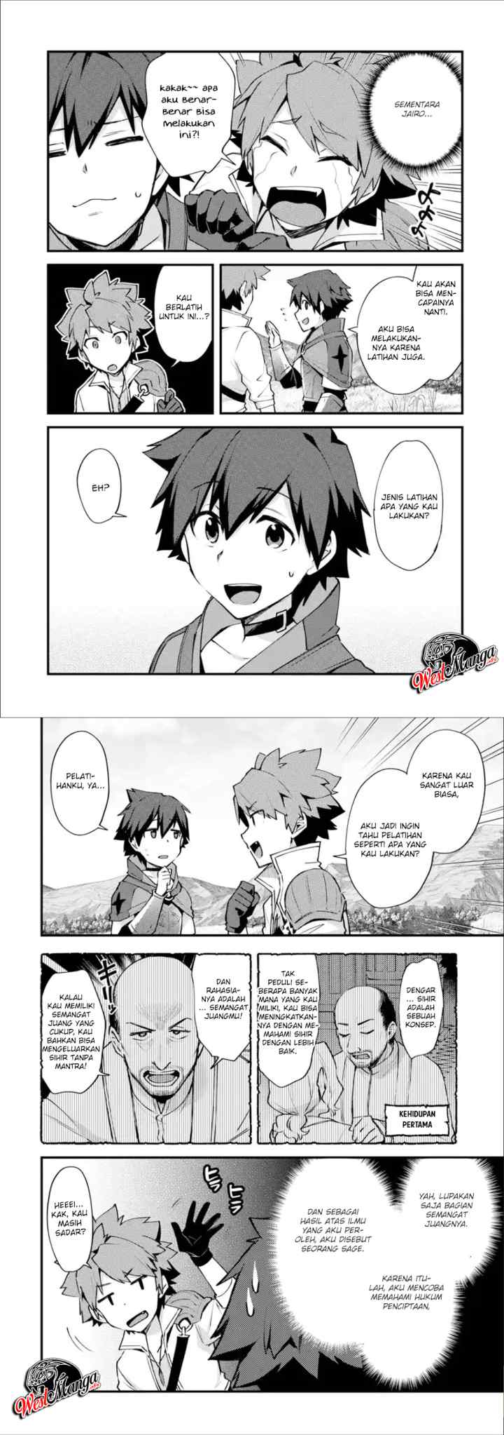 Nido Tensei Shita Shounen wa S Rank Boukensha Toshite Heion ni Sugosu-zense ga kenja de eiyuu datta boku wa raisede wa jimini ikiru chapter 8 halaman 15