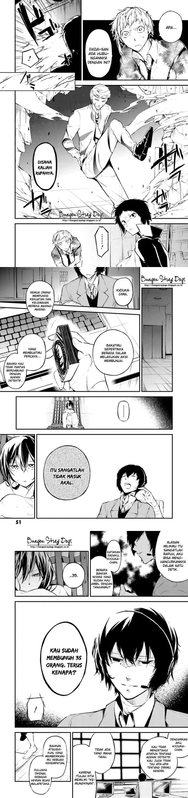 Bungou Stray Dogs chapter 35 halaman 4