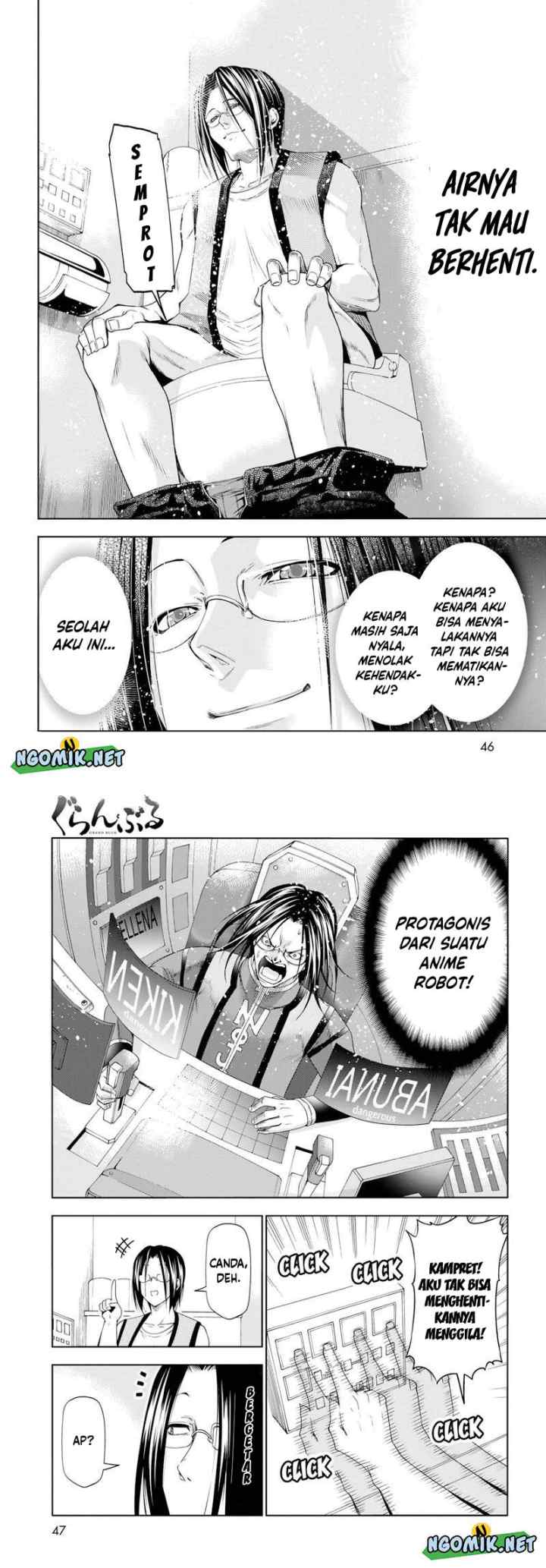 Grand Blue chapter 79.5 halaman 4